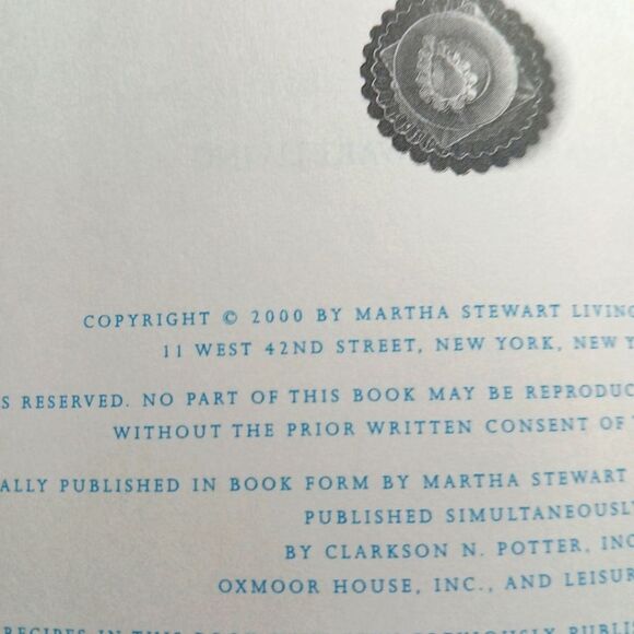 The Martha Stewart Living Cookbook - Vintage 2000 Hardcover Dust Jacket - Picture 13 of 15